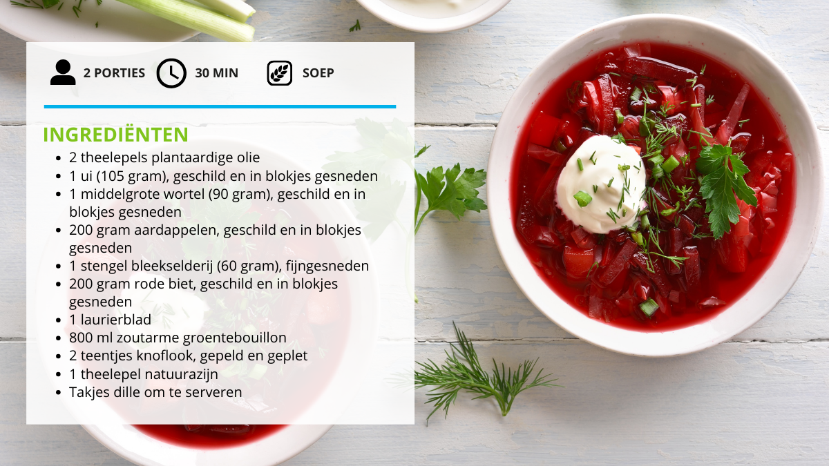 Ingrediënten borscht