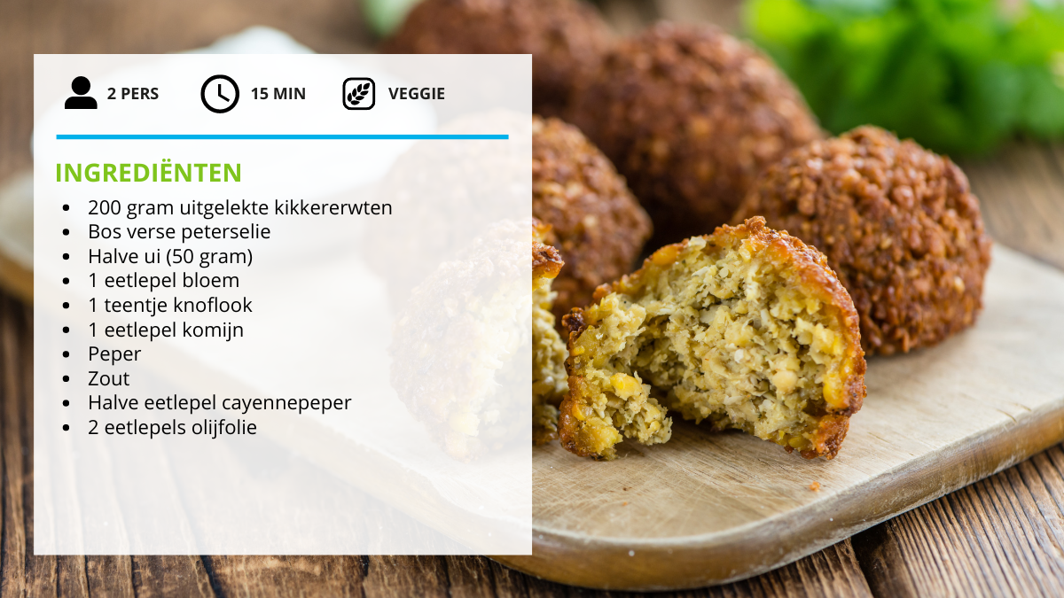 Ingrediënten falafelballetjes